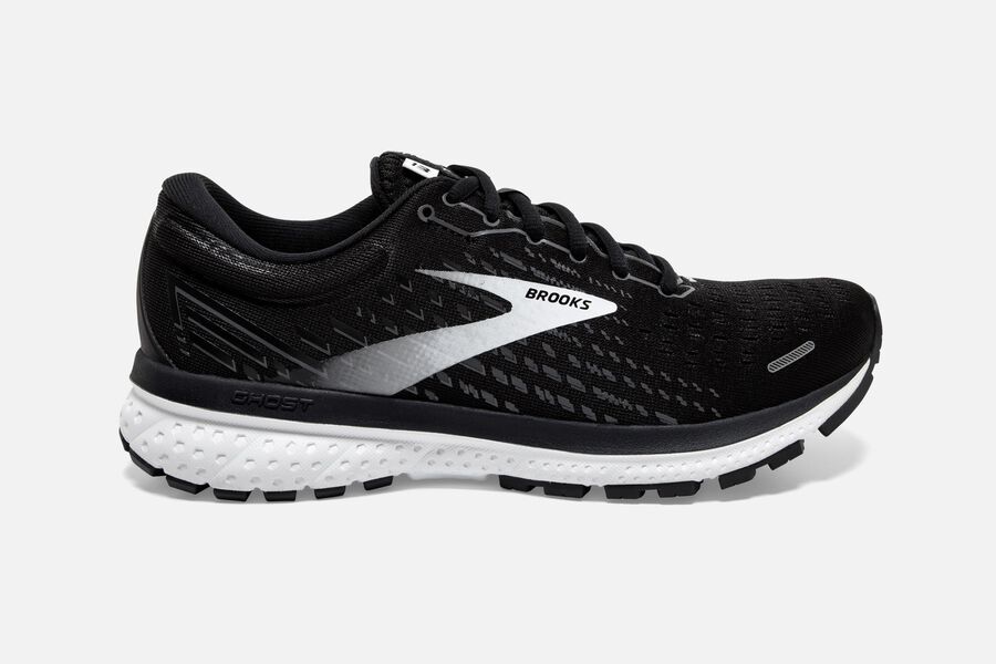 Brooks Women's Ghost 13 Road Running Shoes Black/Blackened Pearl/White ( IVBFJ4830 )